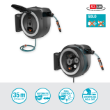 Gardena PowerRoll XXL batteridrevet vægkasse, solo, 40 m, hvid 18647-55