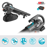 Gardena PowerJet Collect 18V P4A sæt med batteridrevet støvsuger/blæser 14895-20