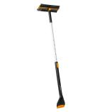 Fiskars Stierka med piskeris og skraber, teleskopisk og drejelig, X-serien 1078492
