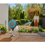 Gardena RollUp S terrasse-slangekasse, 15 m slange, turkis, automatisk oprulning 18605-20