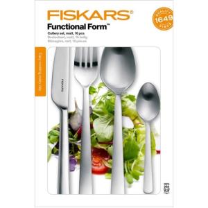 Fiskars Bestiksæt Functional Form™, 16 dele, mat finish 1002958