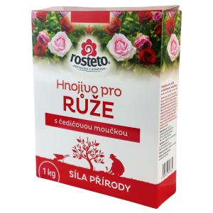 Rosteto-gødning med basaltmel – rose