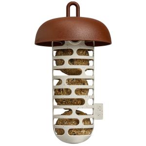 Zásobník na lojsemenné gule Organic suet ball feeder chestnut brown 12 cm