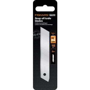 Fiskars CarbonMax-klinger til afbrydelig kniv, 18 mm, 5 stk. 1027232
