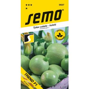 Semo Trend F1 rund, cremefarvet courgette 1,5 g